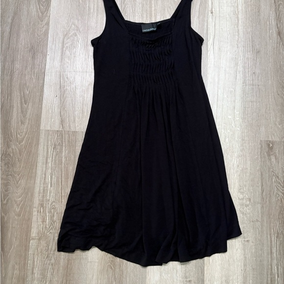 Cynthia Rowley Black Gathered Top - Picture 1 of 7